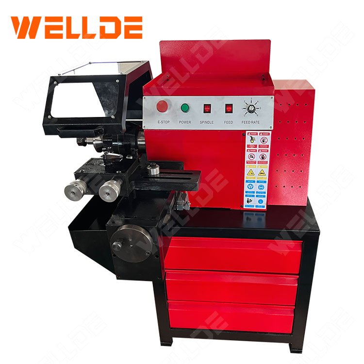 WELLDE C45 Brake Drum Disc Lathe Cutting Machine Car Brake Lathe Machine